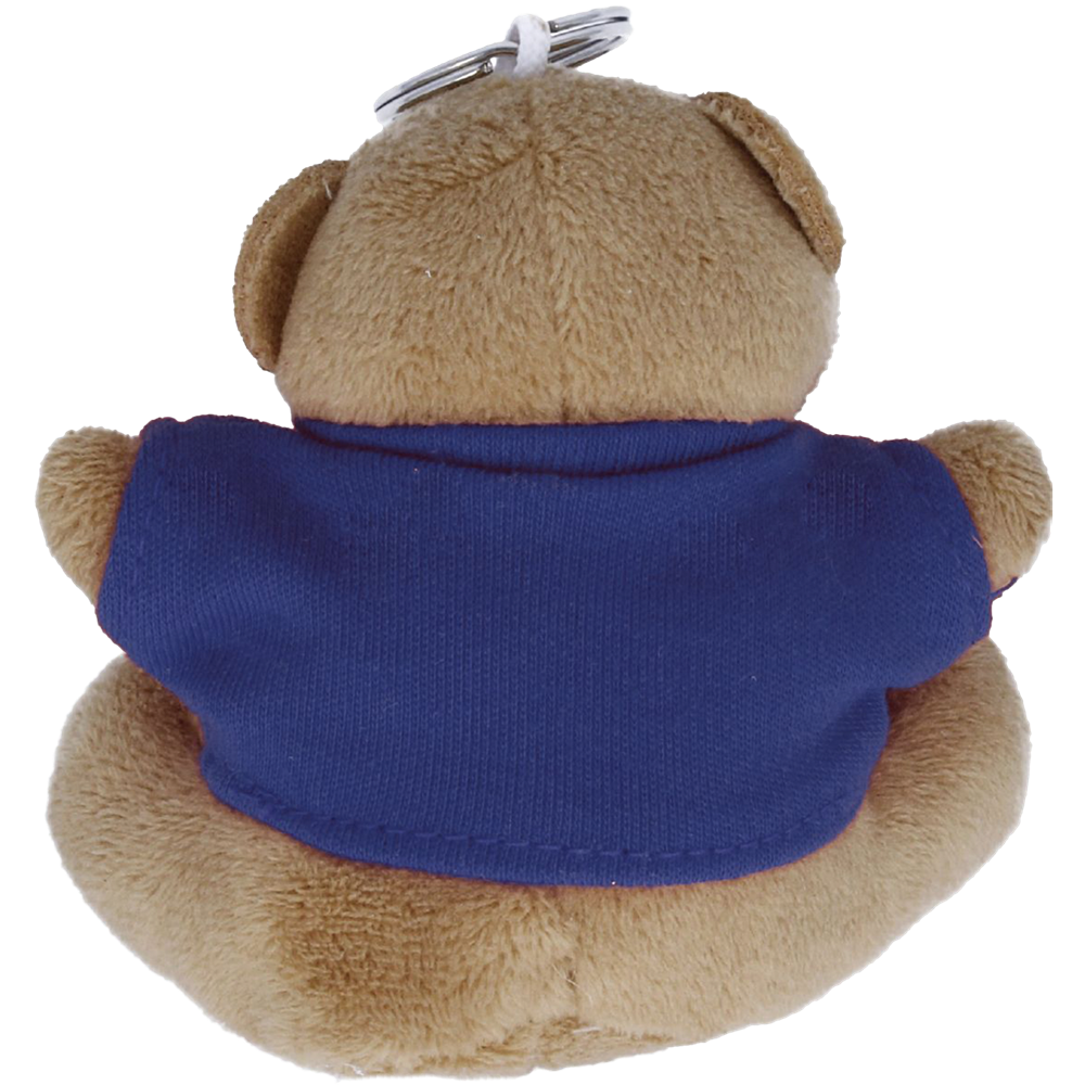 Teddy Bear Plush Keychain_BLUE_back