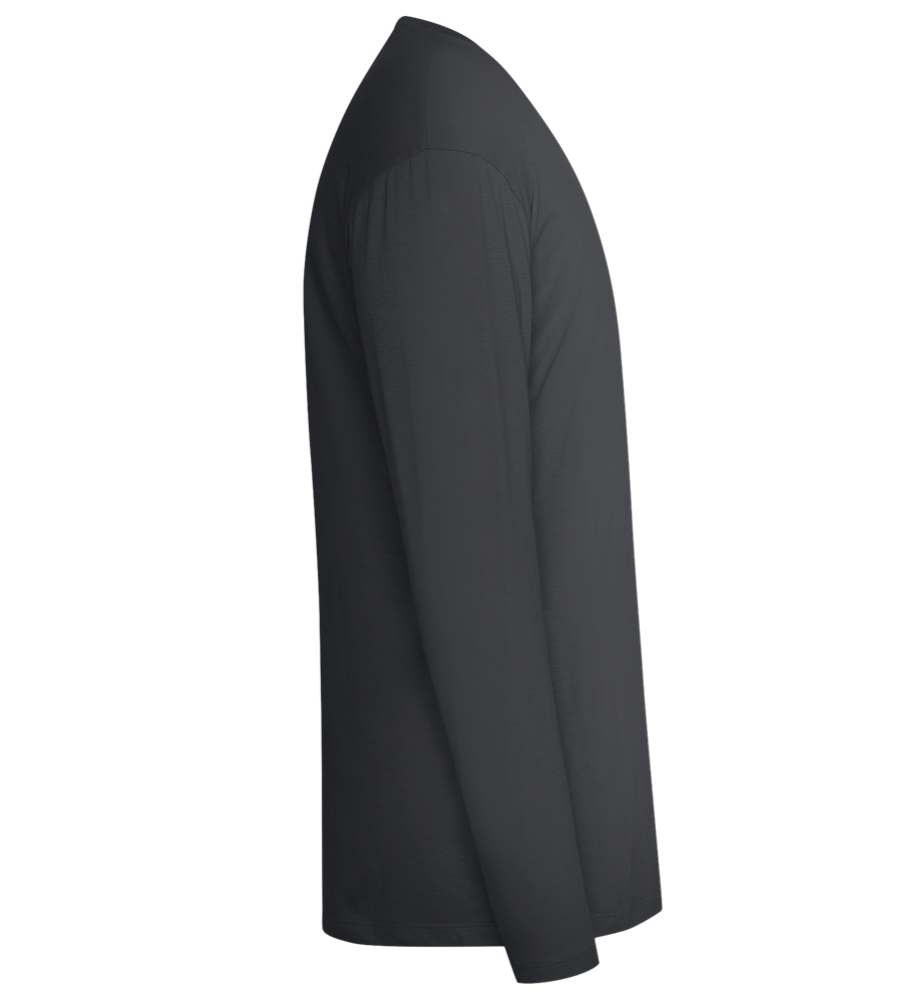 Le Papa Idéal Design - Comfort men's long sleeve t-shirt_DARK GRAY_right