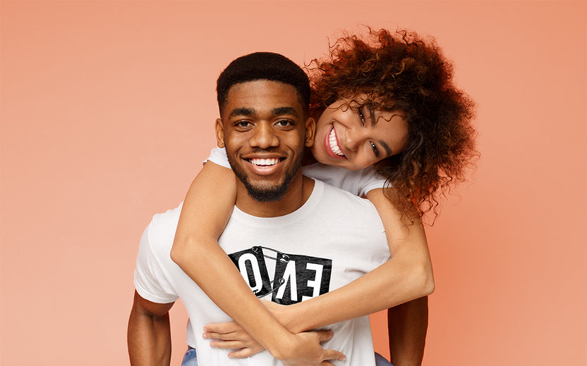 t shirt personnalisé couple