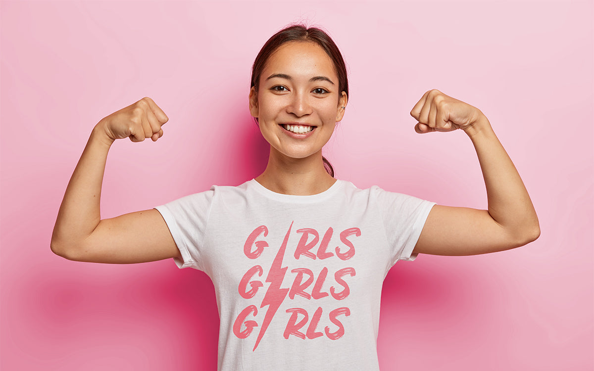 Personalized clothing with Feminist designs