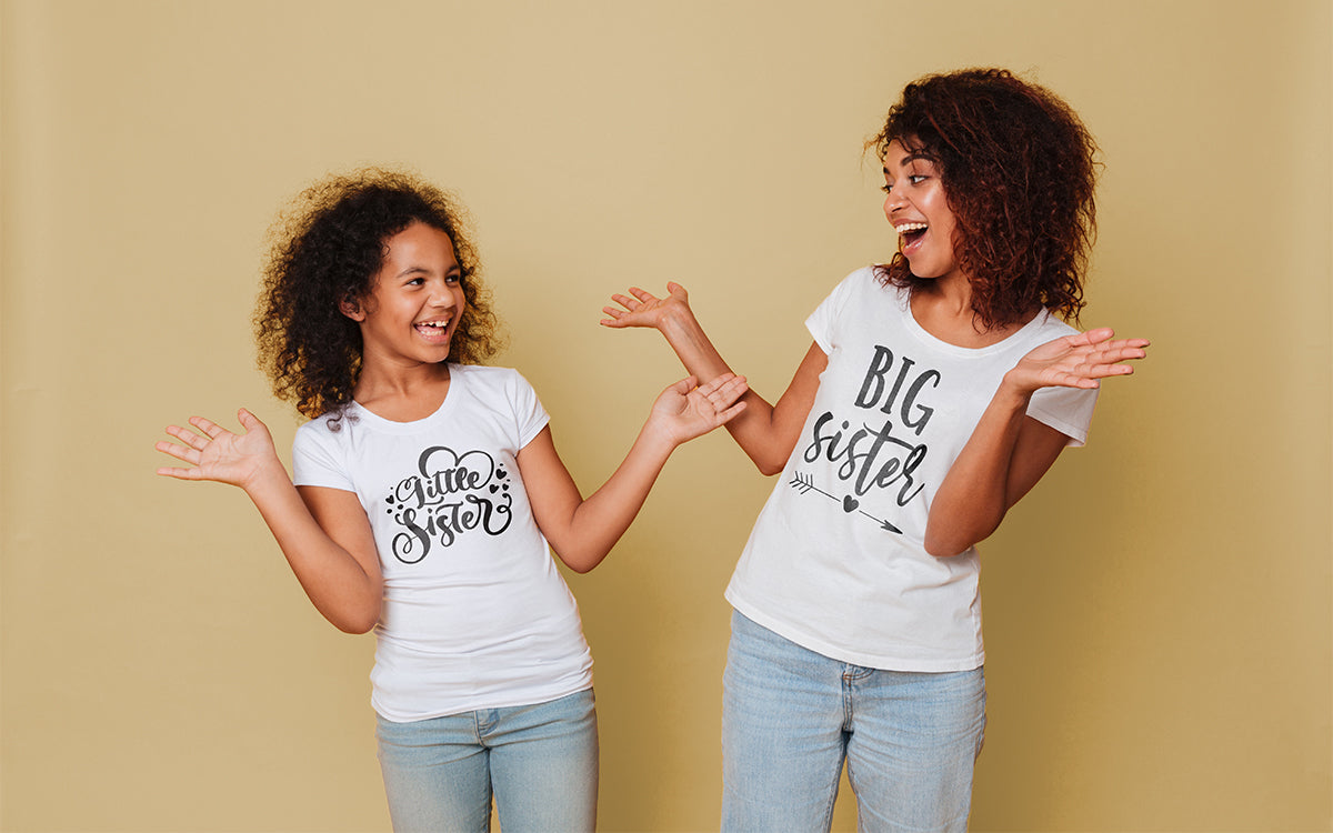 Personalized clothing with Big Sister designs