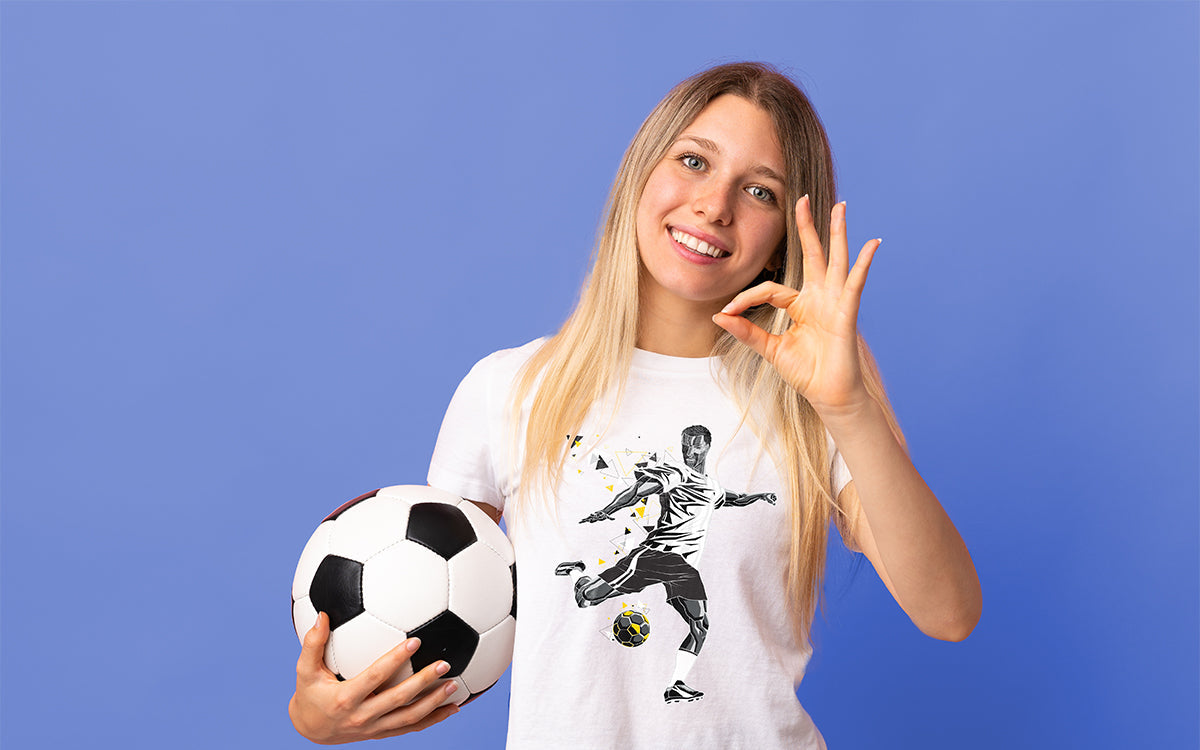 Personalized clothing with soccer designs