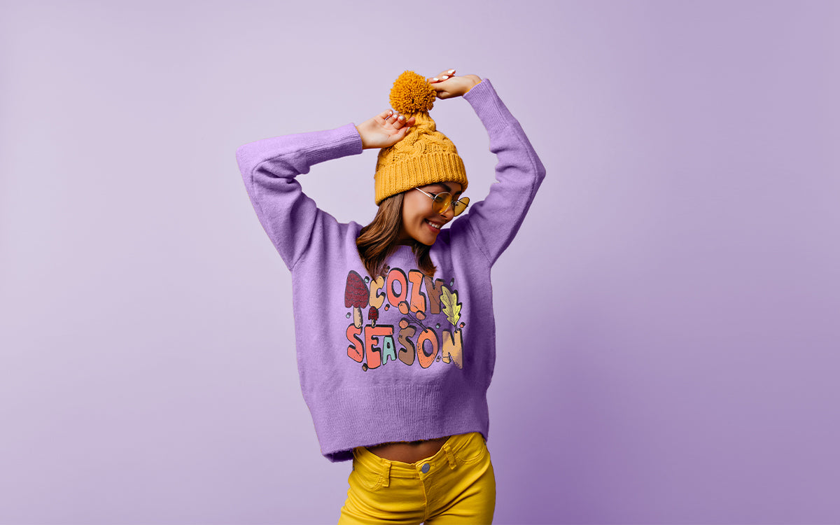 Personalized clothing with autumn designs