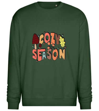 Cozy Season Design - Comfort Essential Unisex Sweater_GREEN BOTTLE_front