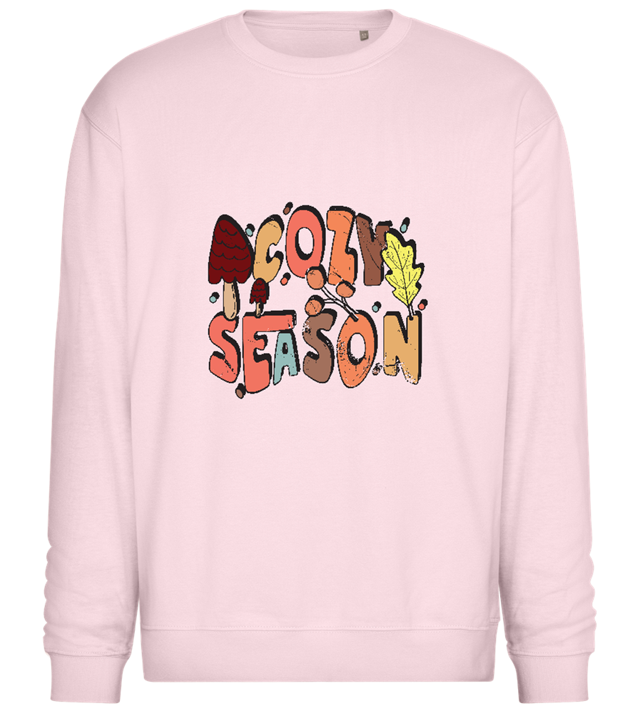 Cozy Season Design - Comfort Essential Unisex Sweater_LIGHT PEACH ROSE_front