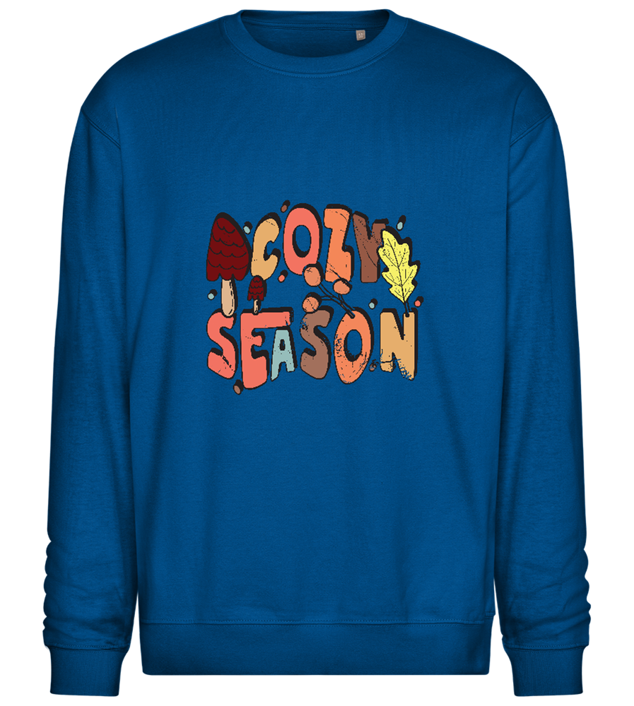 Cozy Season Design - Comfort Essential Unisex Sweater_ROYAL_front