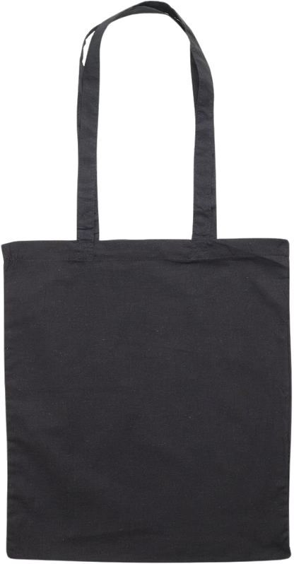 Zodiac Aquarius Design - Essential colored event tote bag_BLACK_back