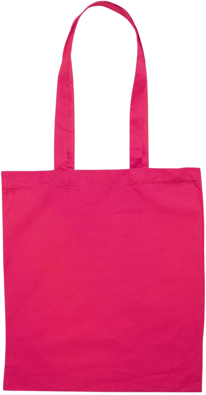 Zodiac Aquarius Design - Essential colored event tote bag_FUCHSIA_back