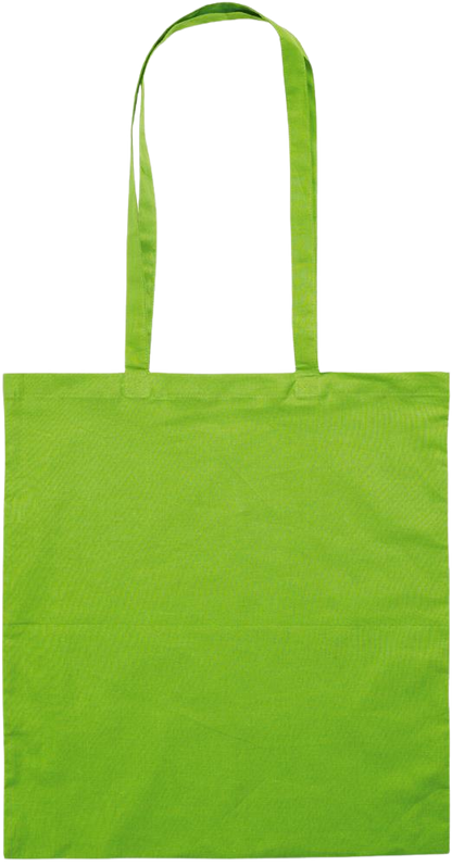 Zodiac Aquarius Design - Essential colored event tote bag_LIME_back