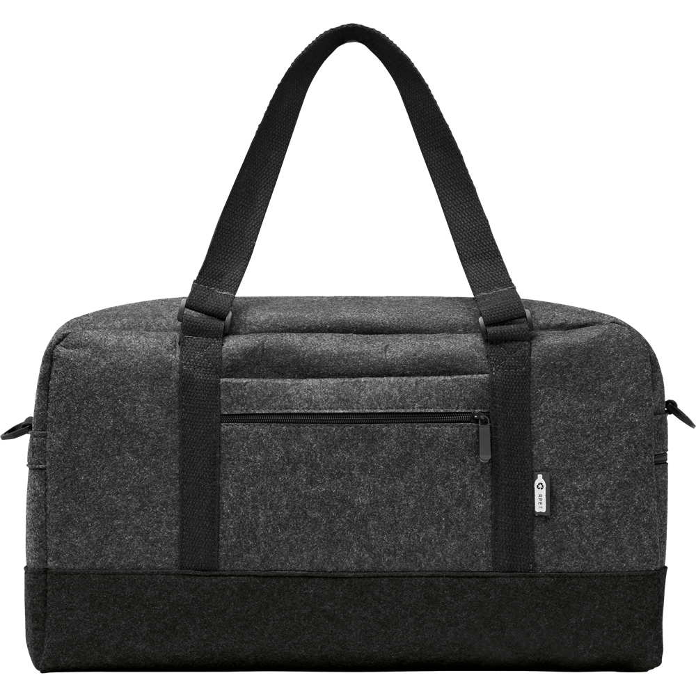 RPET Felt Weekend Bag_STONE GREY_front