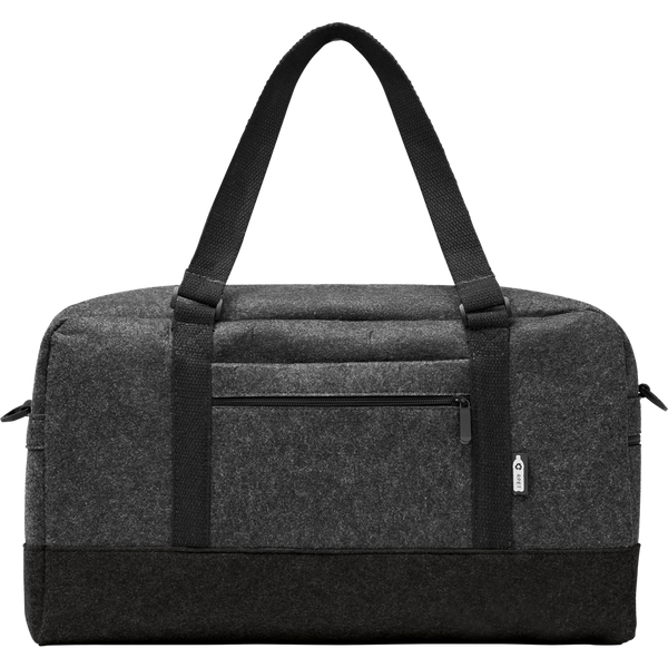 RPET Felt Weekend Bag_STONE GREY_front