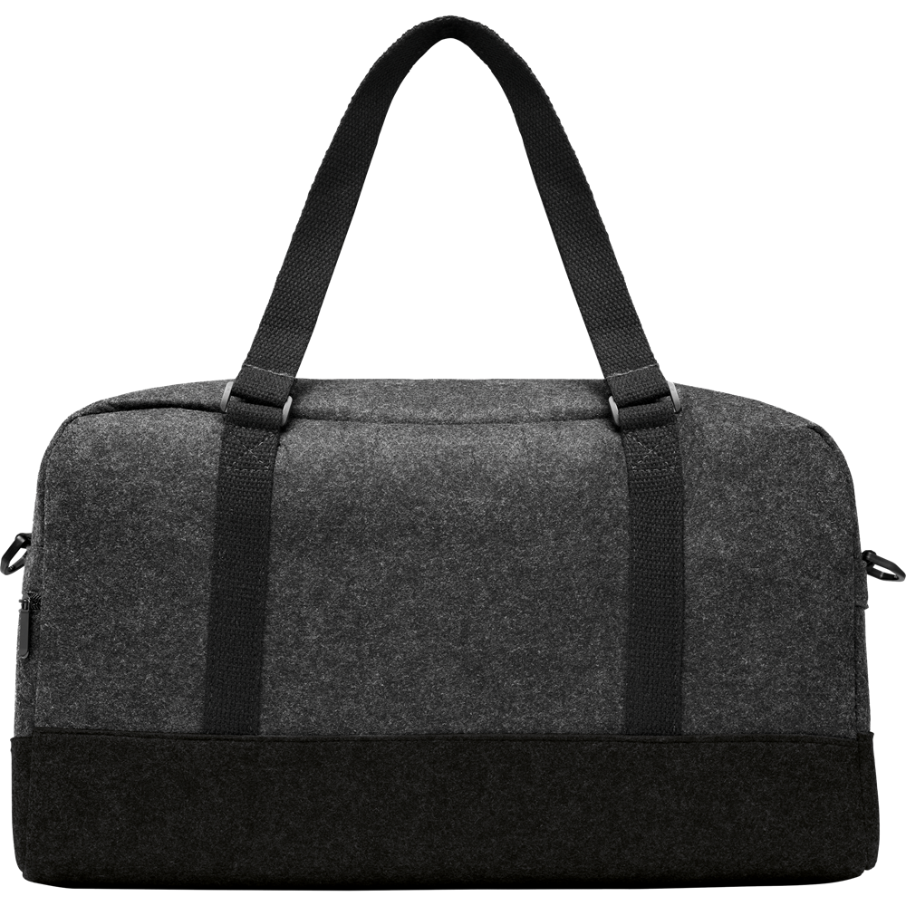RPET Felt Weekend Bag_STONE GREY_back