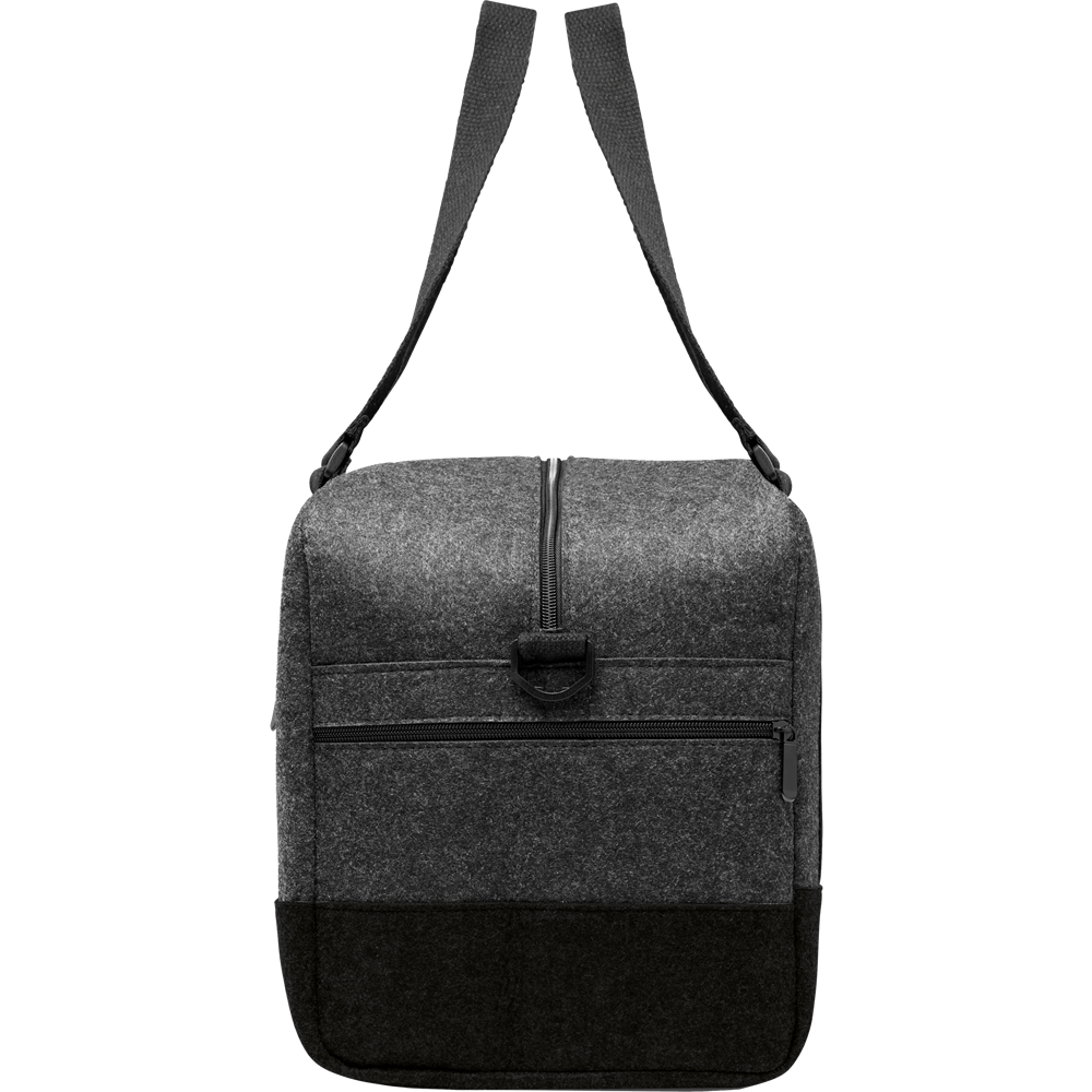 RPET Felt Weekend Bag_STONE GREY_DETAILEDIMAGE_front_3