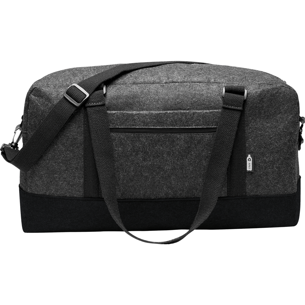 RPET Felt Weekend Bag_STONE GREY_DETAILEDIMAGE_front_4