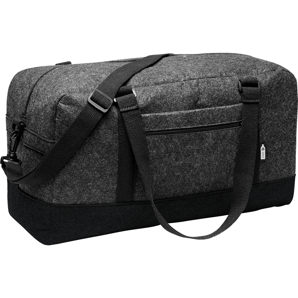 RPET Felt Weekend Bag_STONE GREY_DETAILEDIMAGE_front_6