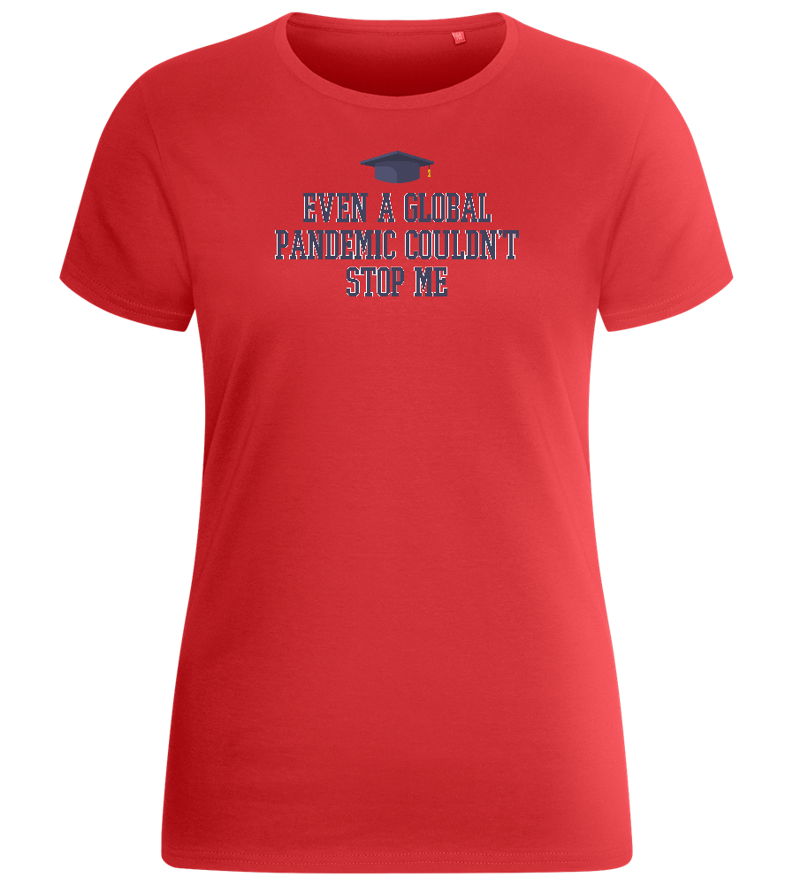 Unstoppable Design - Basic women's fitted t-shirt_RED_front