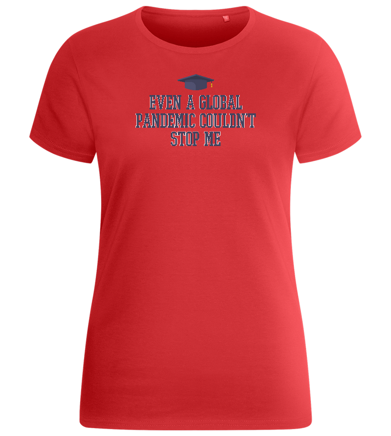 Unstoppable Design - Basic women's fitted t-shirt_RED_front