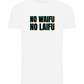 No Waifu No Laifu Design - Comfort men's t-shirt_WHITE_front