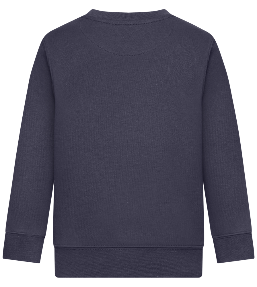 Drifting Not A Crime Design - Comfort Kids Sweater_FRENCH NAVY_back