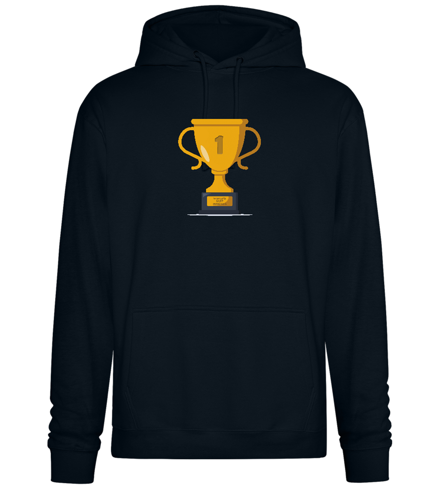 #1 Grandpa Design - Premium Essential Unisex Hoodie_BLACK_front