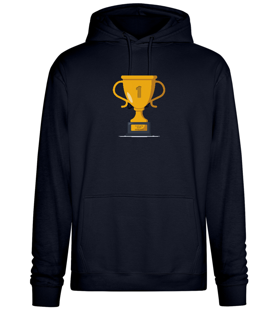 #1 Grandpa Design - Premium Essential Unisex Hoodie_FRENCH NAVY_front