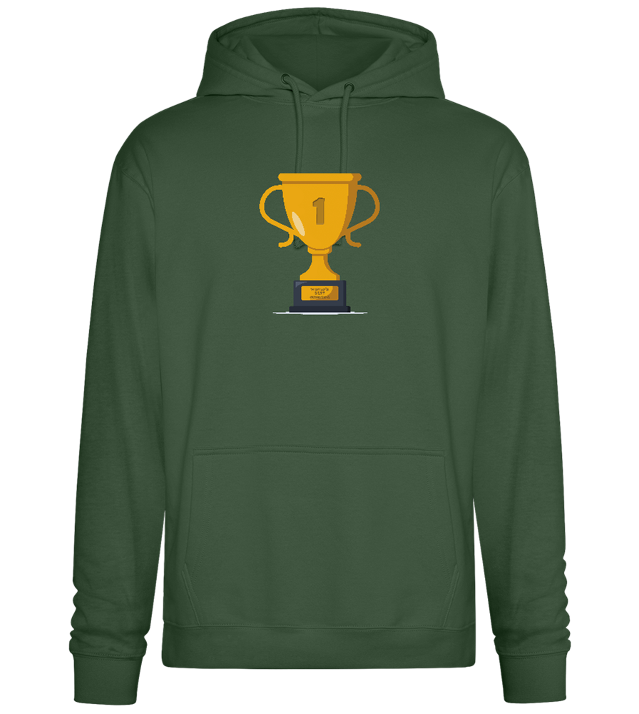 #1 Grandpa Design - Premium Essential Unisex Hoodie_GREEN BOTTLE_front