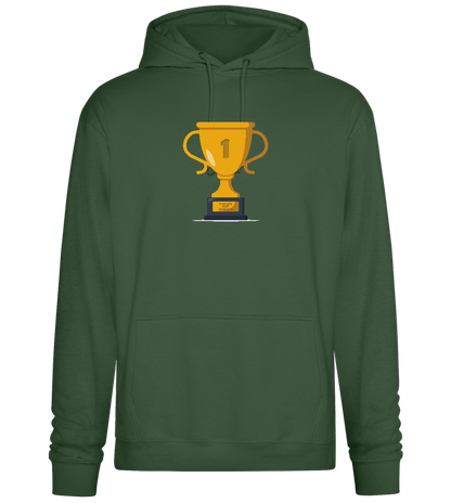 #1 Grandpa Design - Premium Essential Unisex Hoodie_GREEN BOTTLE_front