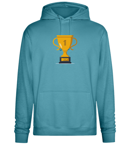 #1 Grandpa Design - Premium Essential Unisex Hoodie_POOL BLUE_front