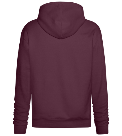 #1 Grandpa Design - Premium Essential Unisex Hoodie_BORDEAUX_back