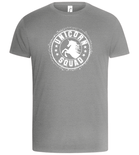 Unicorn Squad Logo Design - Basic Unisex T-Shirt_ORION GREY_front