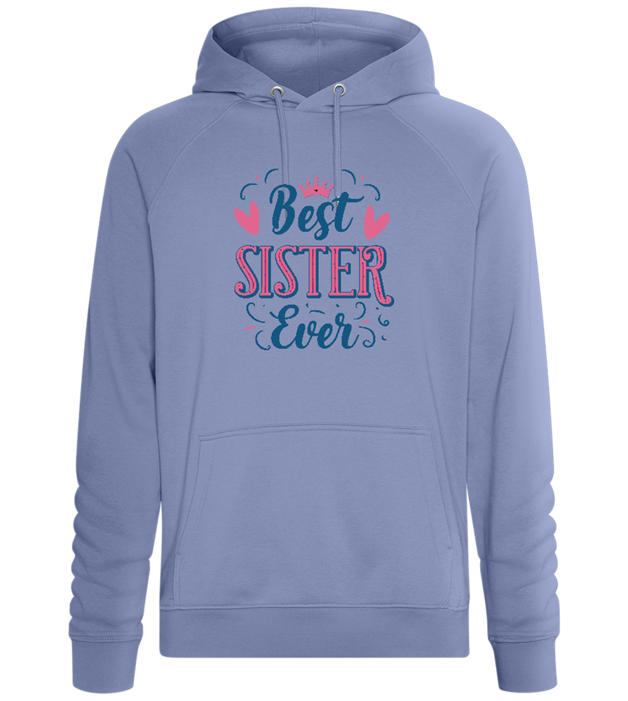 Best Sister Design - Comfort unisex hoodie_BLUE_front