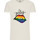 Be Yourself Rainbow Lips Design - Comfort Unisex T-Shirt_ECRU_front