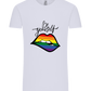 Be Yourself Rainbow Lips Design - Comfort Unisex T-Shirt_LILAK_front