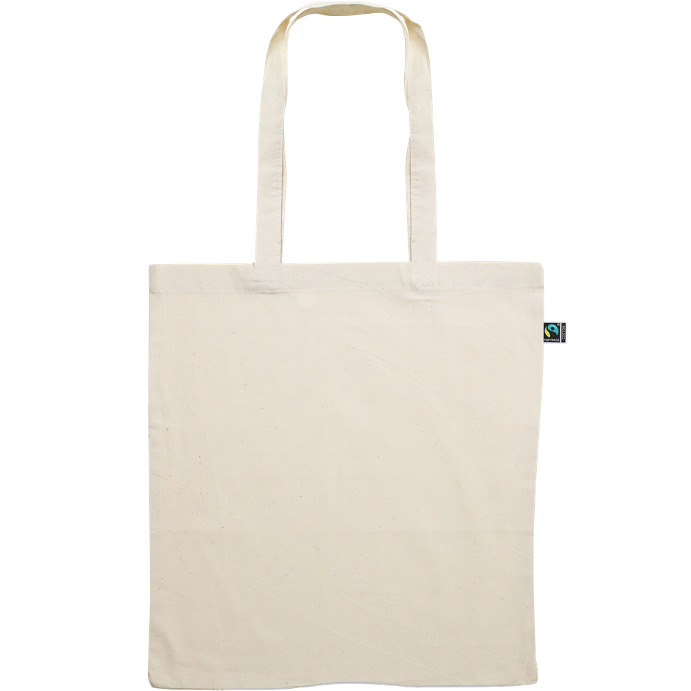 Fairtrade Cotton Shopping Bag (180gr/m²)_BEIGE_front