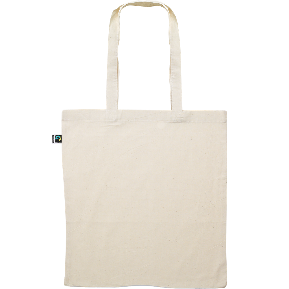 Fairtrade Cotton Shopping Bag (180gr/m²)_BEIGE_back