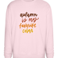 My Favorite Color is Autumn Design - Comfort Essential Unisex Sweater_LIGHT PEACH ROSE_front