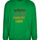 My Favorite Color is Autumn Design - Comfort Essential Unisex Sweater_MEADOW GREEN_front