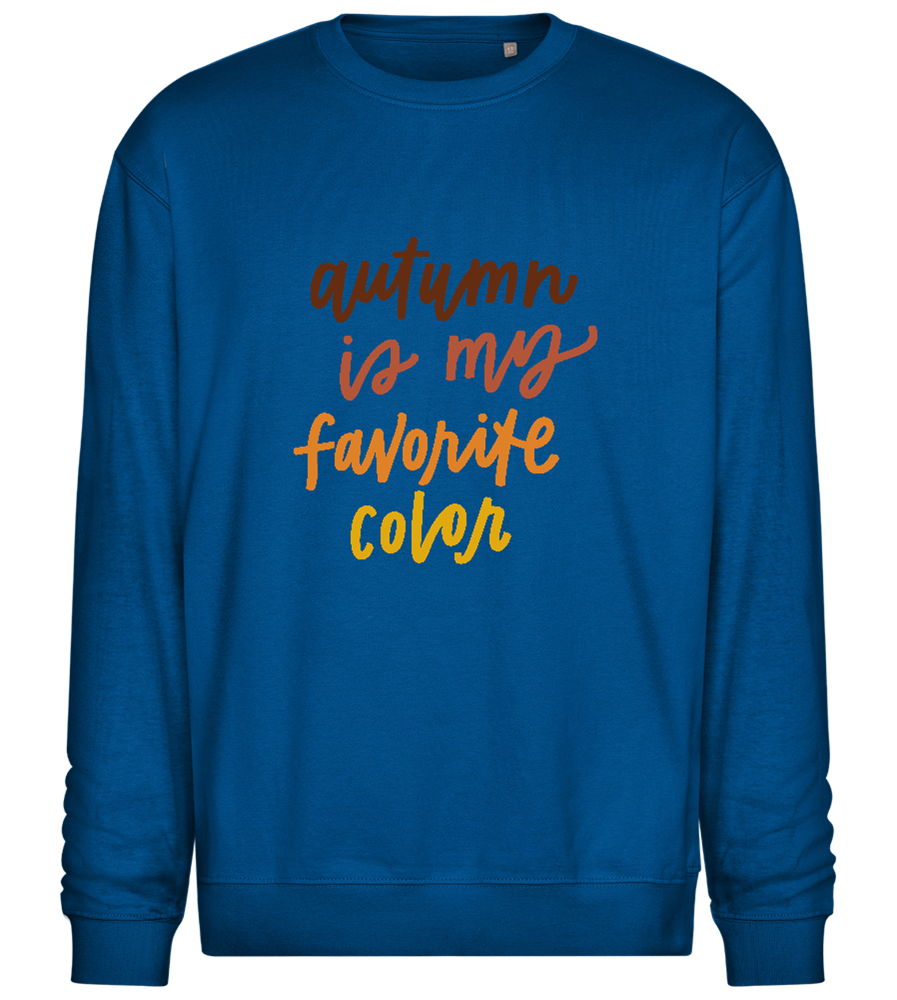 My Favorite Color is Autumn Design - Comfort Essential Unisex Sweater_ROYAL_front