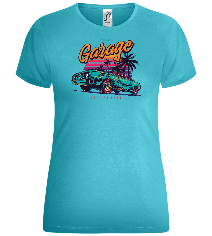 Car Garage Design - Comfort women's t-shirt_HAWAIIAN OCEAN_front