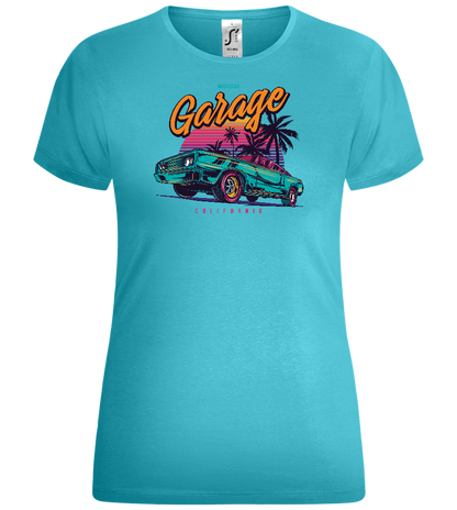 Car Garage Design - Comfort women's t-shirt_HAWAIIAN OCEAN_front