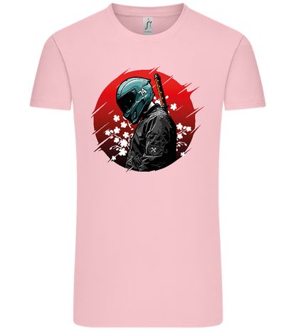 Samurai Bike 2 Design - Comfort Unisex T-Shirt_CANDY PINK_front