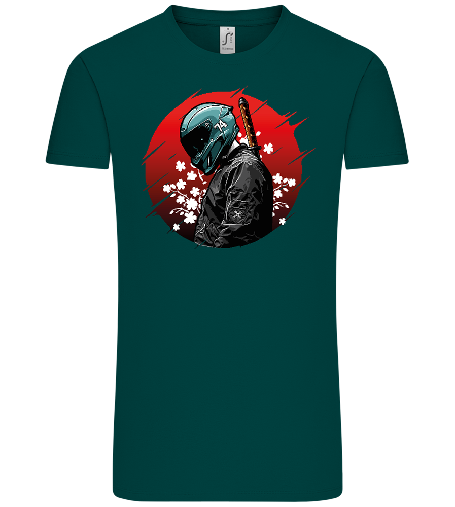 Samurai Bike 2 Design - Comfort Unisex T-Shirt_GREEN EMPIRE_front