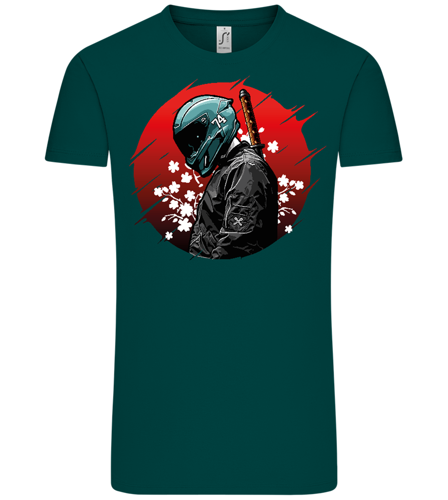 Samurai Bike 2 Design - Comfort Unisex T-Shirt_GREEN EMPIRE_front