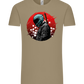 Samurai Bike 2 Design - Comfort Unisex T-Shirt_KHAKI_front