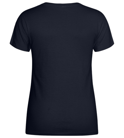 More Creative than You Design - Basic women's t-shirt_FRENCH NAVY_back