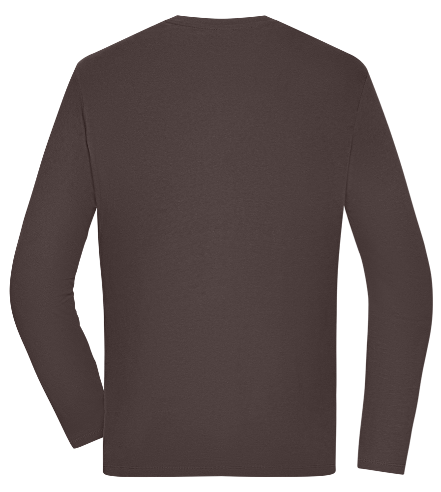 Craft Beer Design - Comfort men's long sleeve t-shirt_DARK GRAY_back