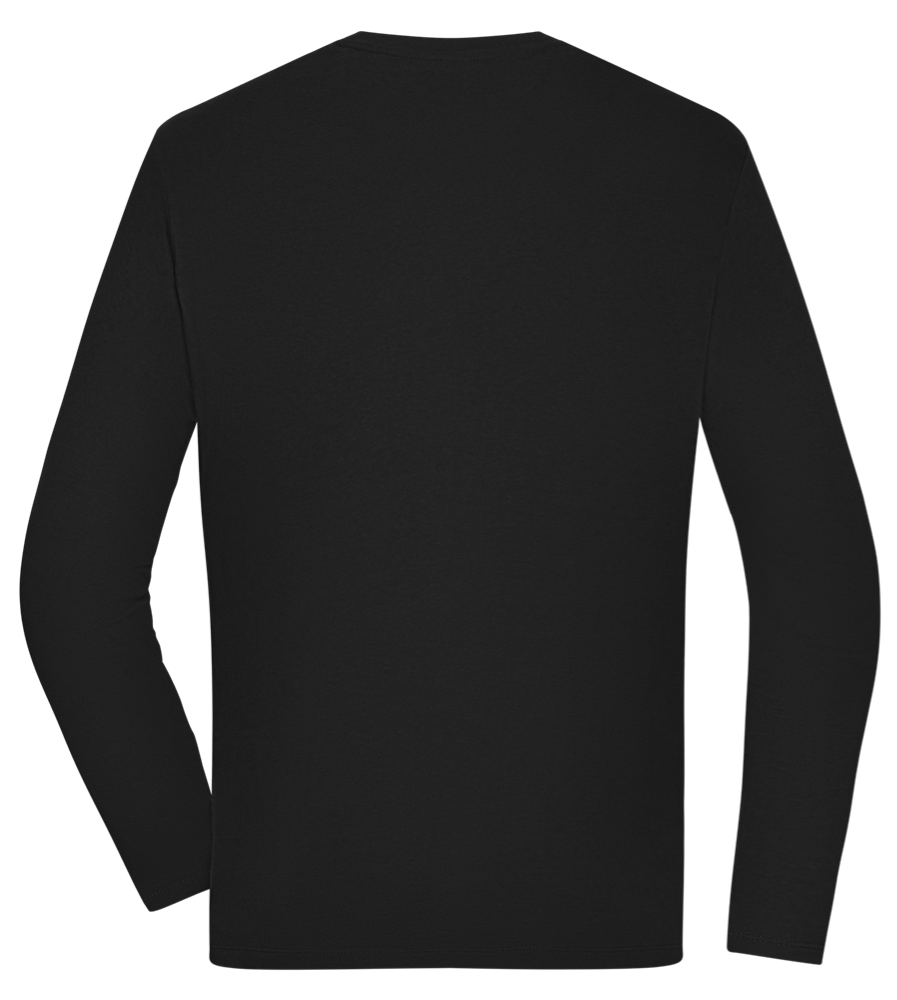 Craft Beer Design - Comfort men's long sleeve t-shirt_DEEP BLACK_back