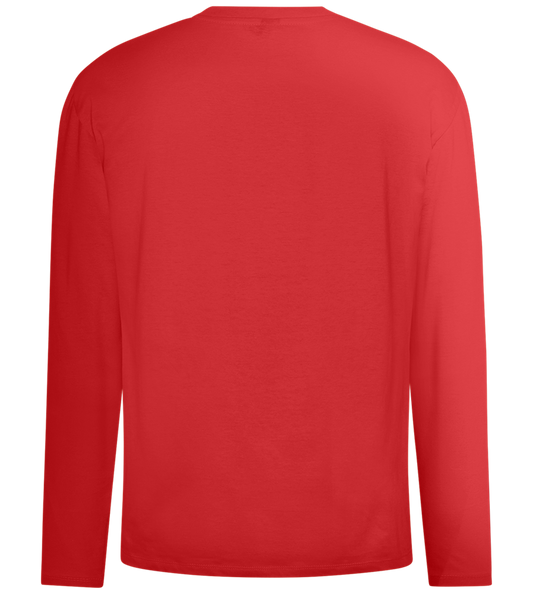 Craft Beer Design - Comfort men's long sleeve t-shirt_RED_back