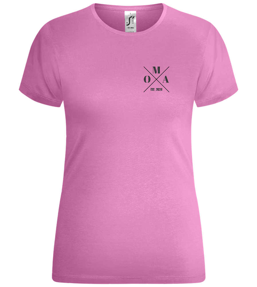 OMA EST Design - Comfort women's t-shirt_PINK ORCHID_front