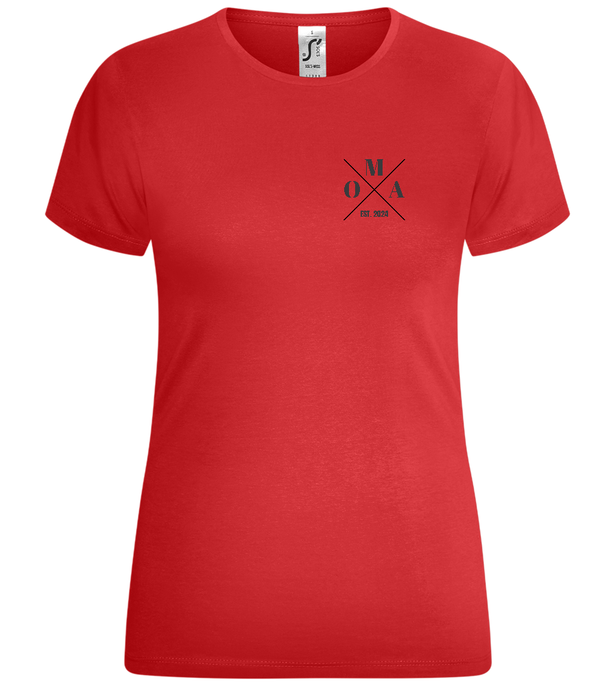 OMA EST Design - Comfort women's t-shirt_RED_front